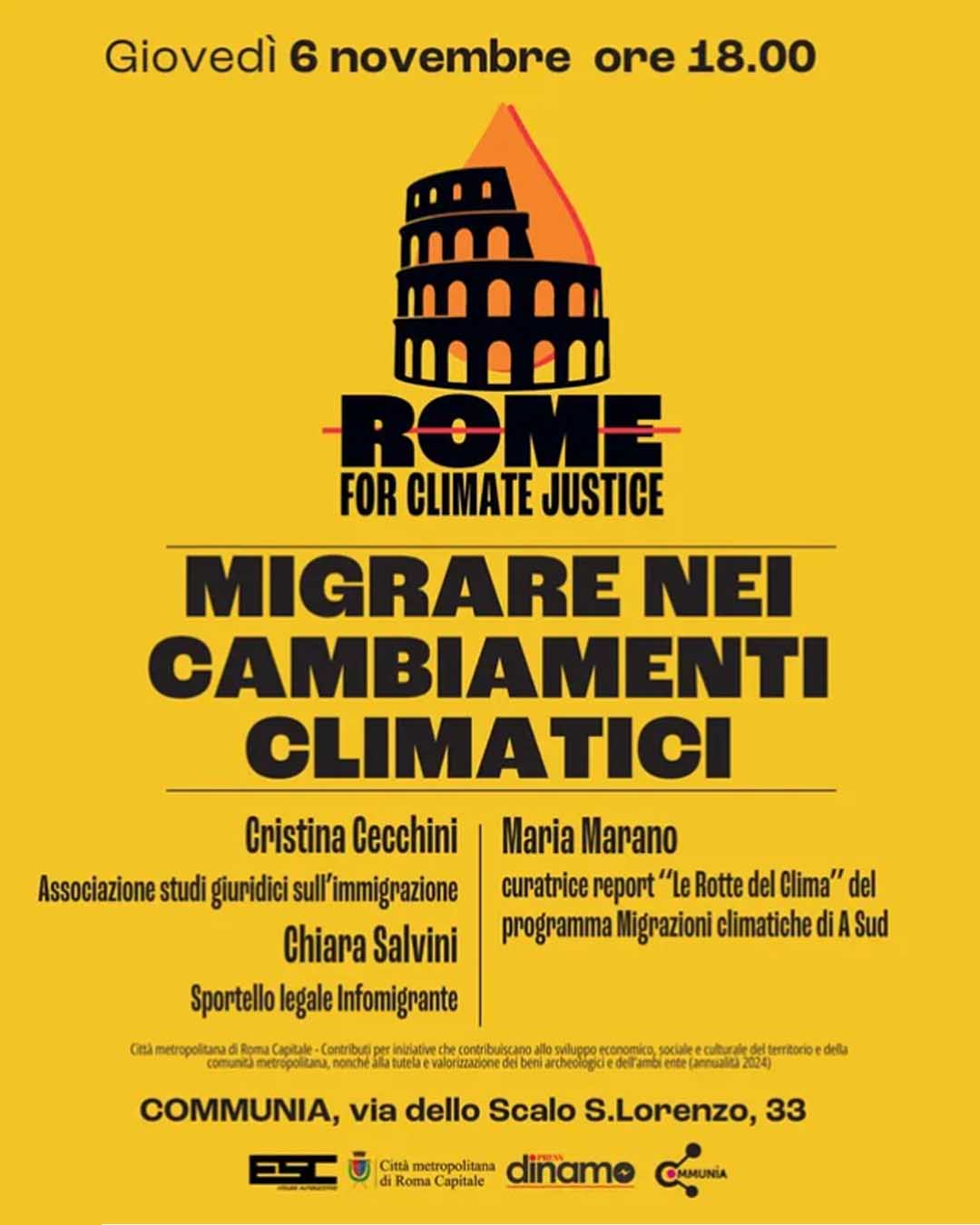 Migrare nei cambiamenti climatici